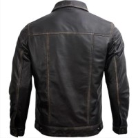 Mens Black Vintage Trucker