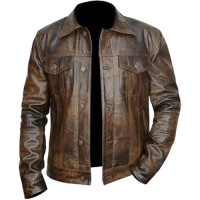 Mens Vintage Leather Jacket