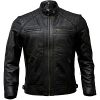 Mens Fashion-forward Leather Jacket