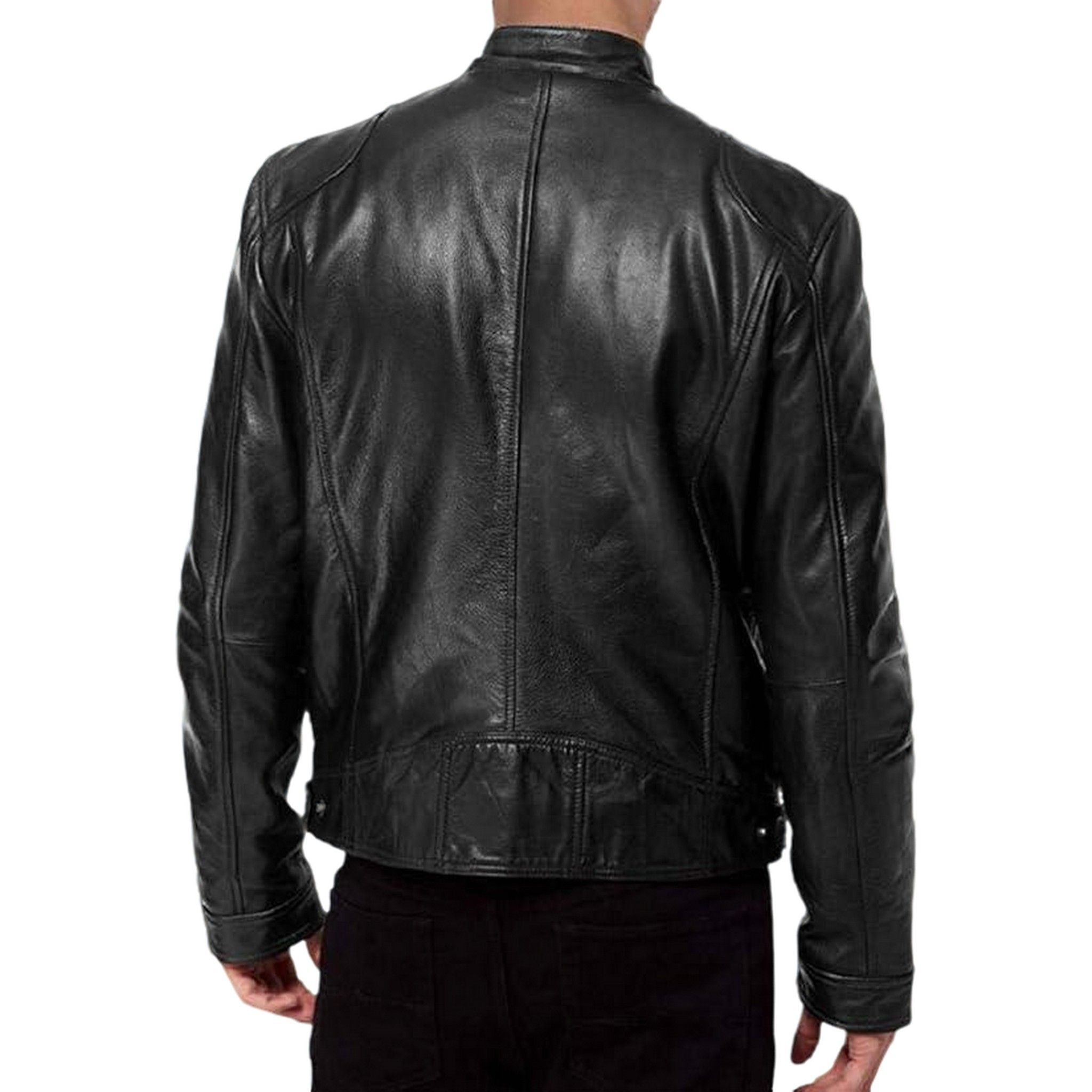 Mens Midnight Allure Leather Jacket