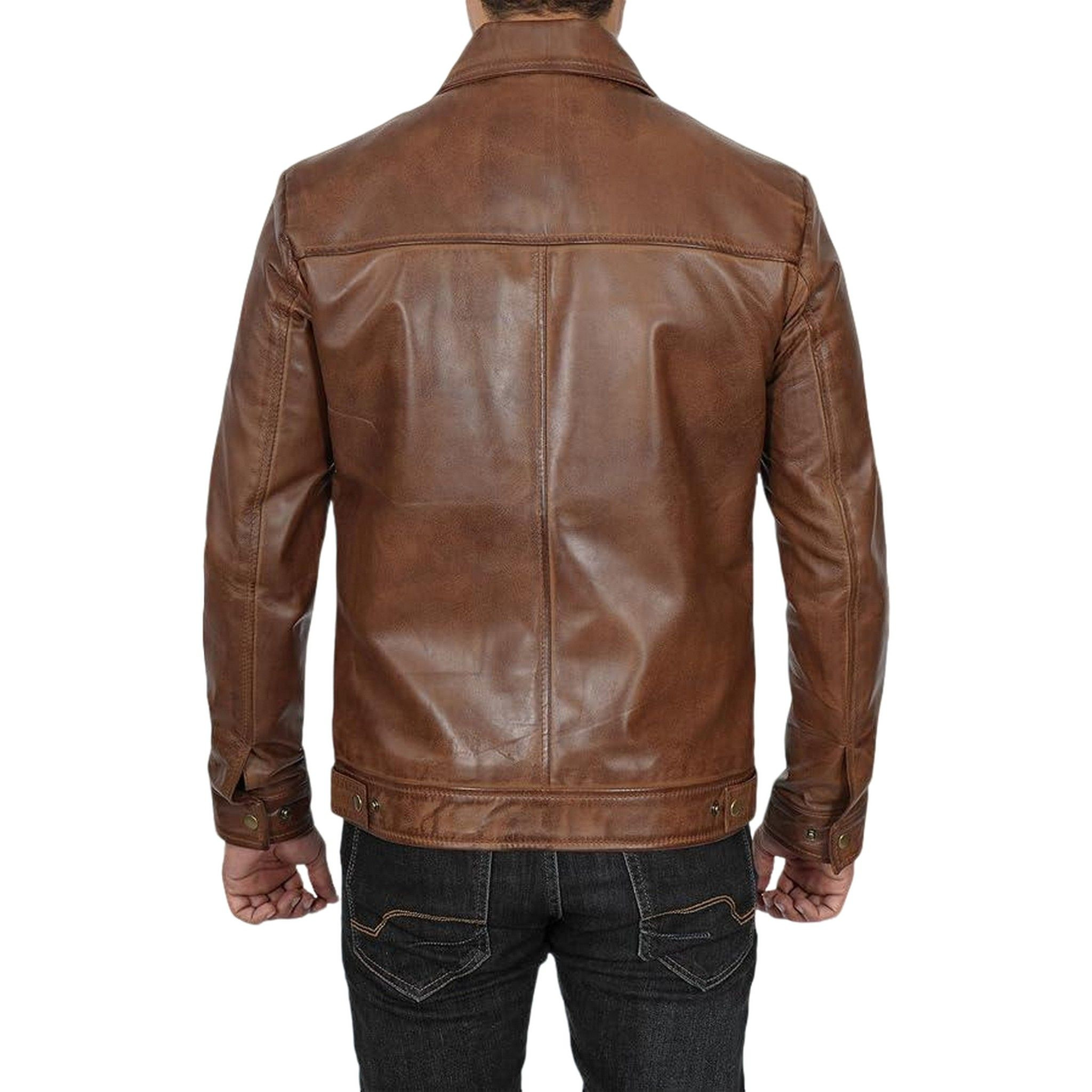 Mens Road Rebel Leather Jacket