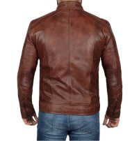Mens Classic Biker Style Jacket